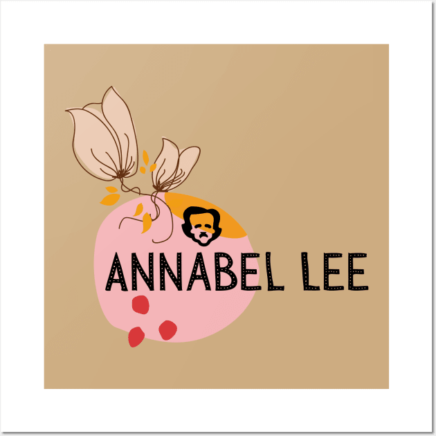 Annabel Lee | Edgar Allan Poe Wall Art by karacayart